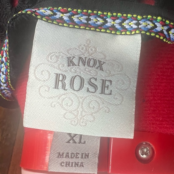 Pretty Black Eyelet sleeveless dress Knox Rose sz XL - Picture 4 of 5